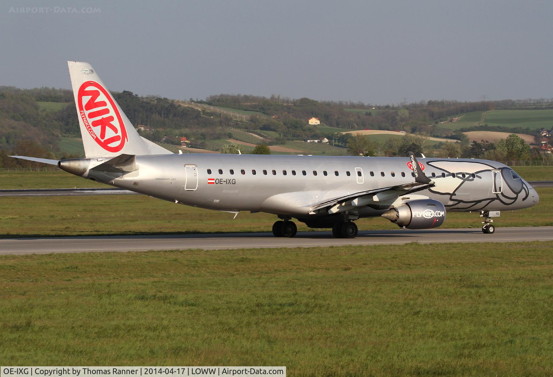 OE-IXG, 2011 Embraer 190LR (ERJ-190-100LR) C/N 19000435, Niki Emb190