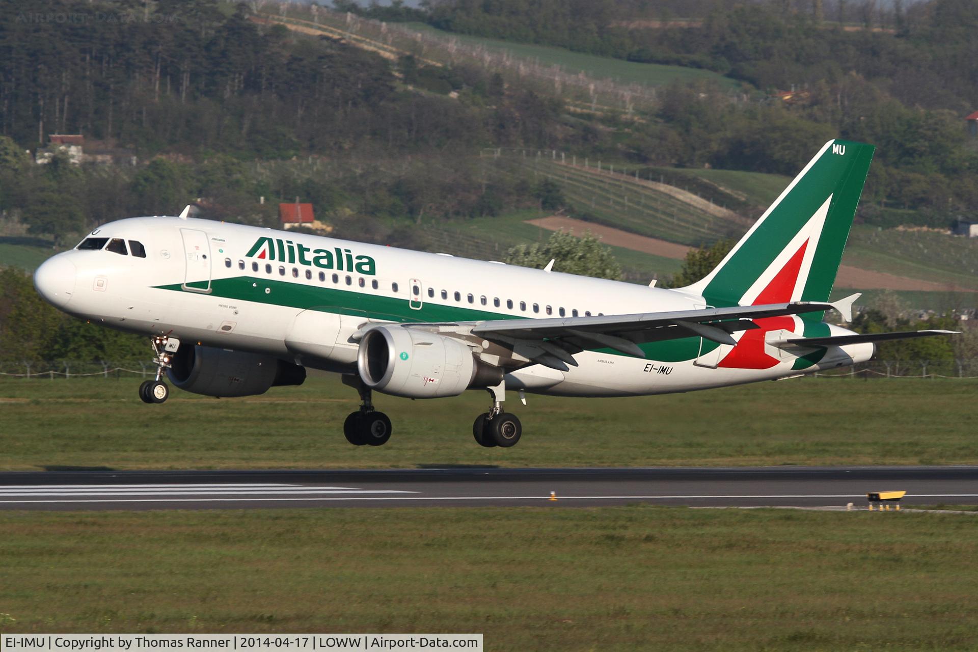 EI-IMU, 2012 Airbus A319-111 C/N 5130, Alitalia A319
