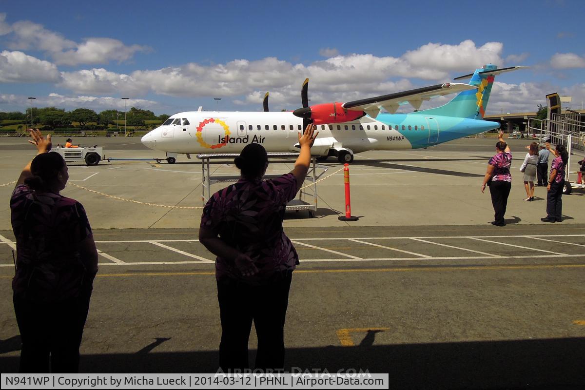 N941WP, 1993 ATR 72-212 C/N 349, Aloha!