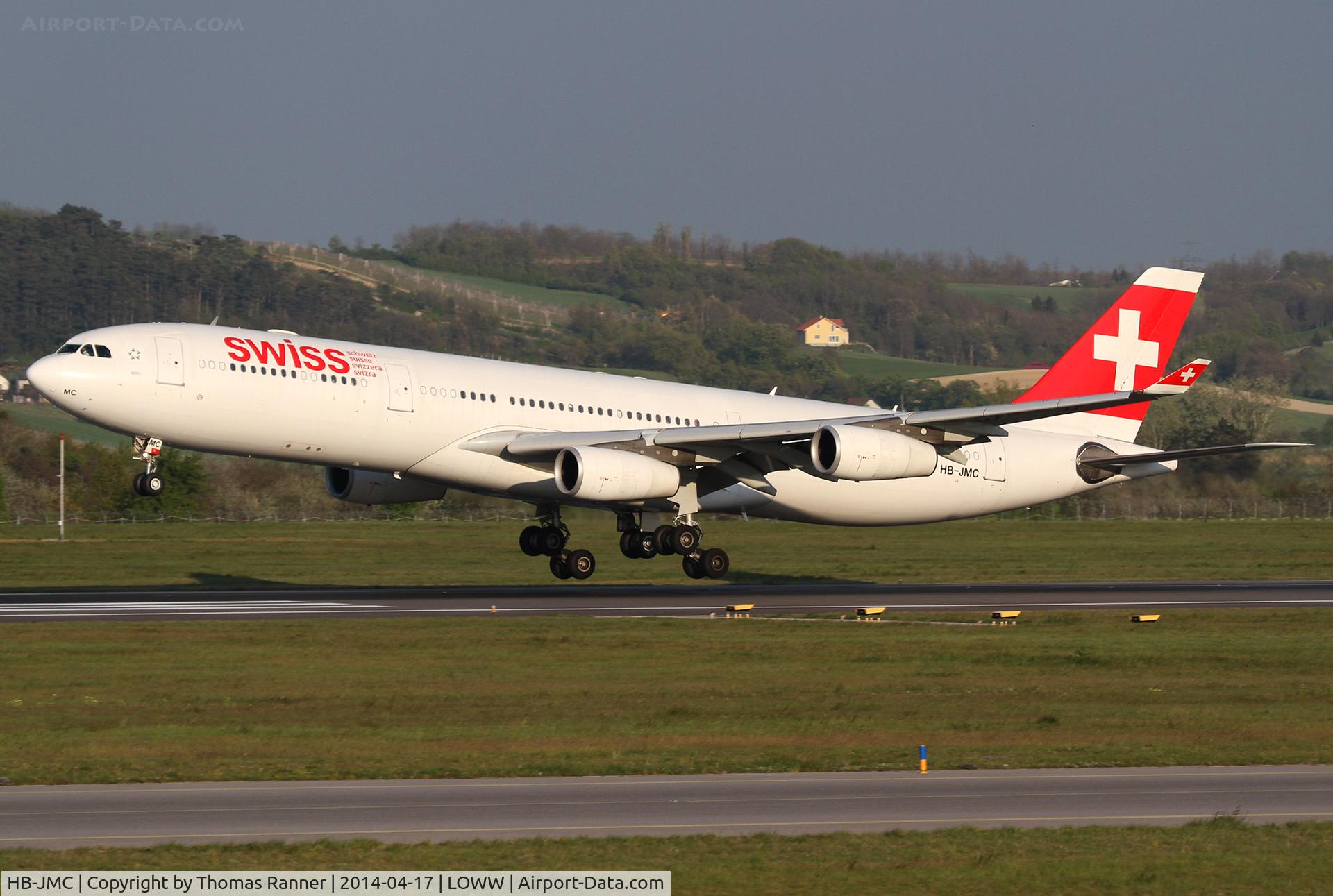 HB-JMC, 2003 Airbus A340-313 C/N 546, Swiss A340