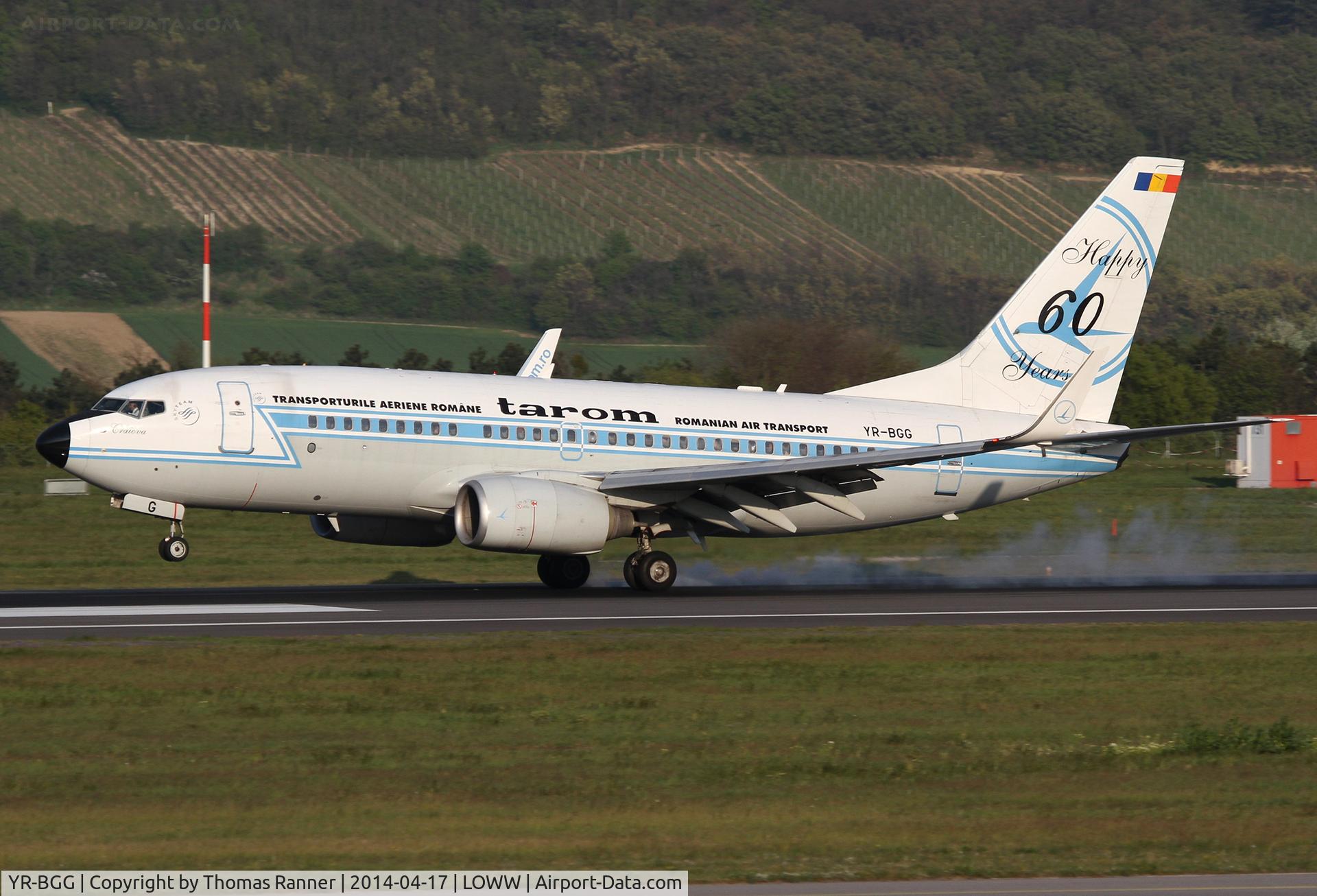 YR-BGG, 2001 Boeing 737-78J C/N 28442, Tarom B737