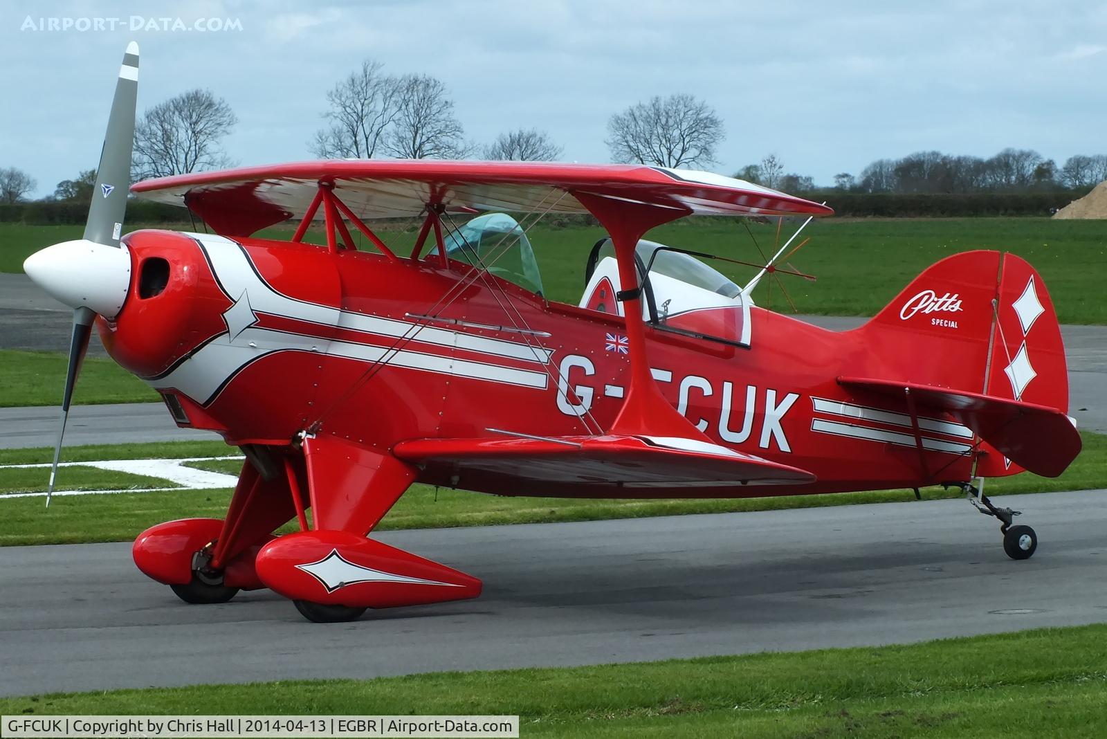 G-FCUK, 1974 Pitts S-1C Special C/N 02 (G-FCUK), at Breighton's 'Early Bird' Fly-in 13/04/14
