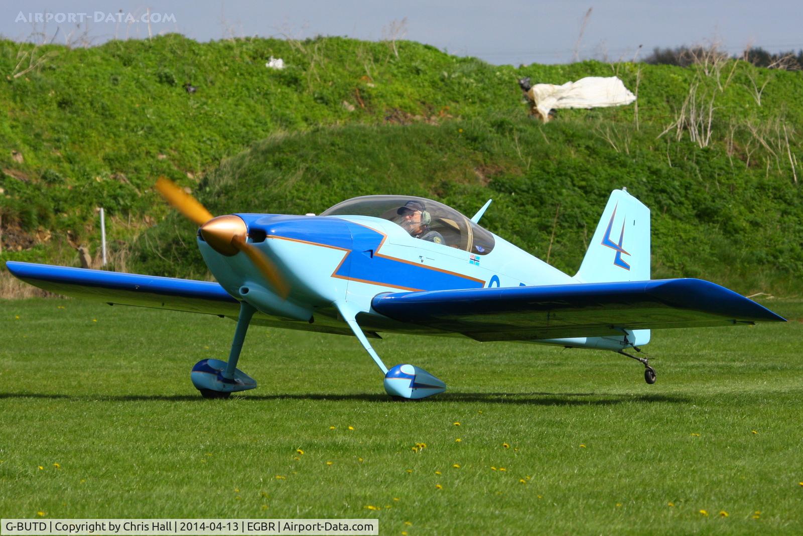 G-BUTD, 1993 Vans RV-6 C/N PFA 181-12152, at Breighton's 'Early Bird' Fly-in 13/04/14