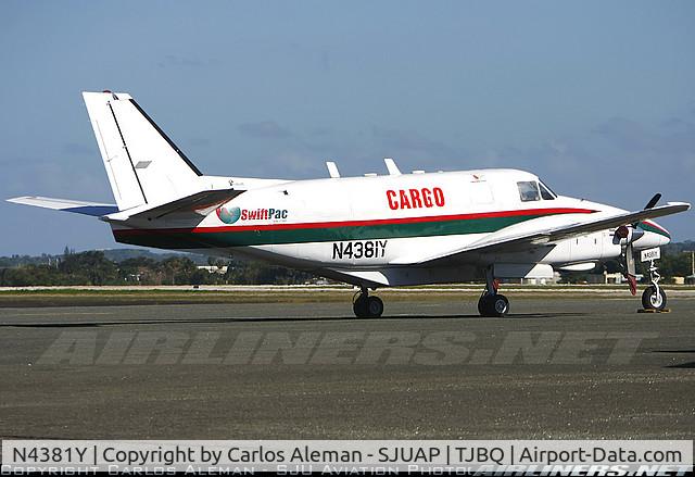 N4381Y, 1968 Beech 99 Airliner C/N U-71, SwiftPac CargoBeech 99 Airliner