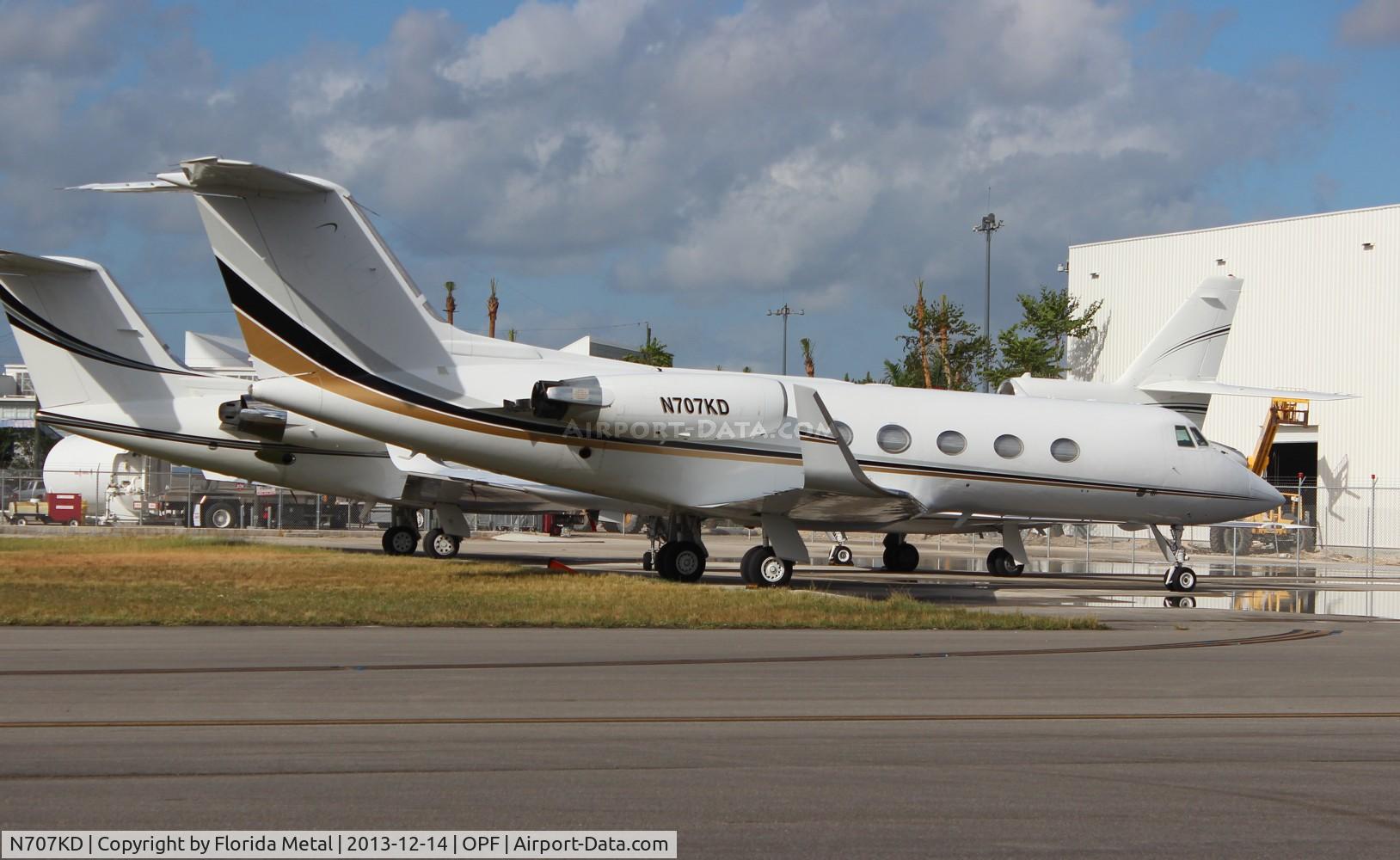 N707KD, 1977 Gulfstream American G-1159 Gulfstream II C/N 214, Gulfstream 2