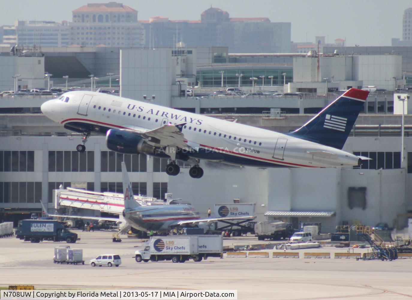 N708UW, 1999 Airbus A319-112 C/N 0972, US Airways A319
