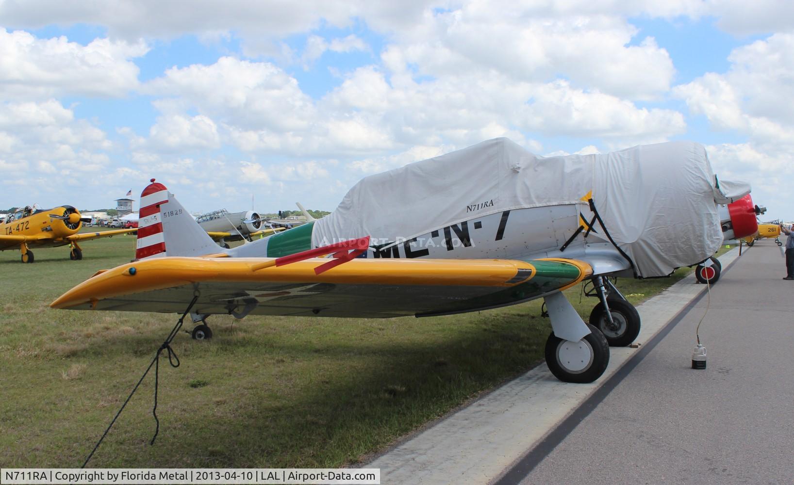 N711RA, 1943 North American SNJ-5C Texan Texan C/N 88-14800, SNJ-5