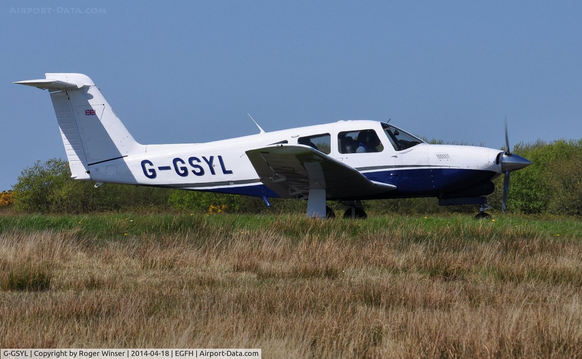 G-GSYL, 1979 Piper PA-28RT-201T Turbo Arrow IV C/N 28R-7931104, Visiting Turbo Arrow IV.