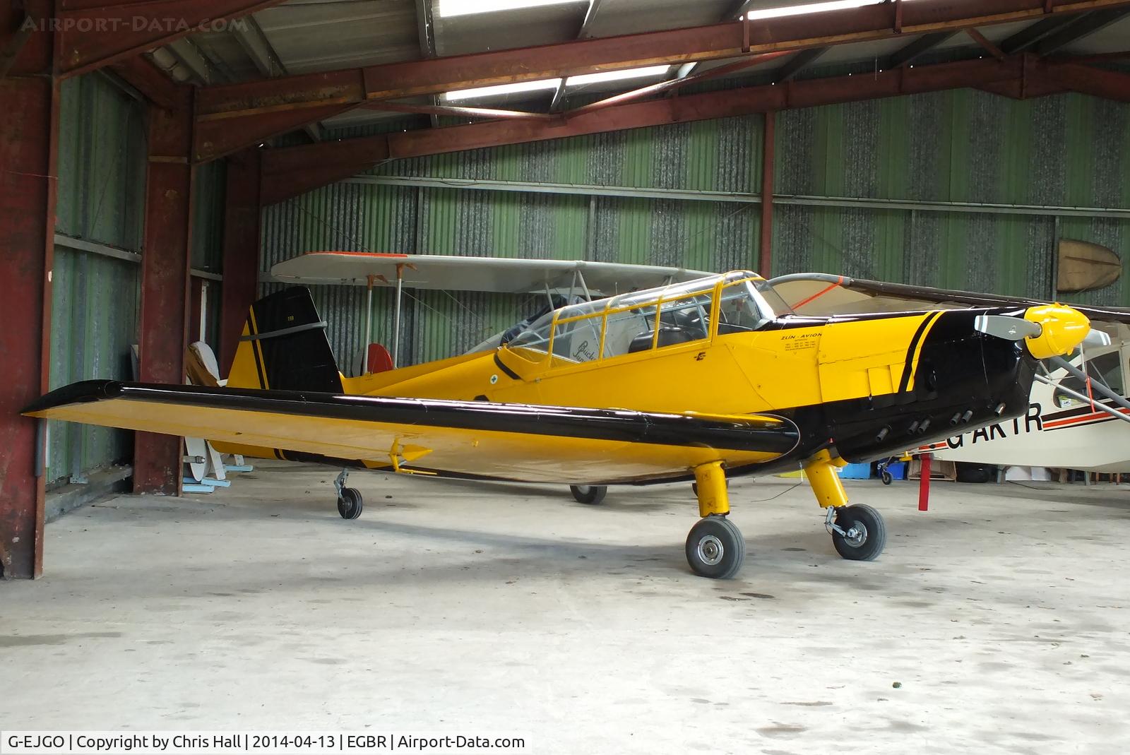 G-EJGO, 1958 Zlin Z-226 Trener C/N 199, at Breighton's 'Early Bird' Fly-in 13/04/14