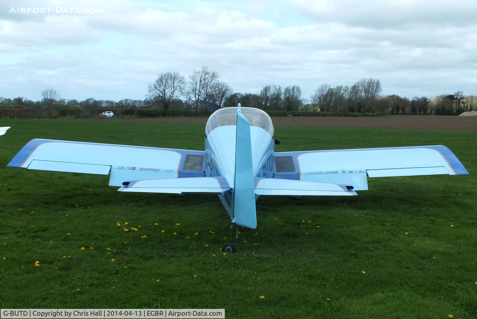 G-BUTD, 1993 Vans RV-6 C/N PFA 181-12152, at Breighton's 'Early Bird' Fly-in 13/04/14