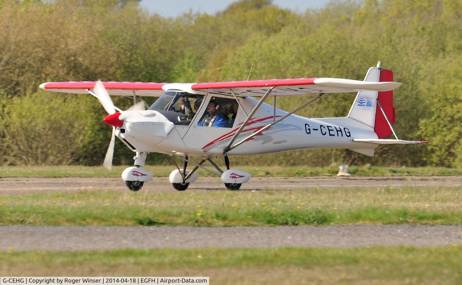 G-CEHG, 2006 Comco Ikarus C42 FB100 C/N 0612-6861, Resident FB100 returning after a local flight.