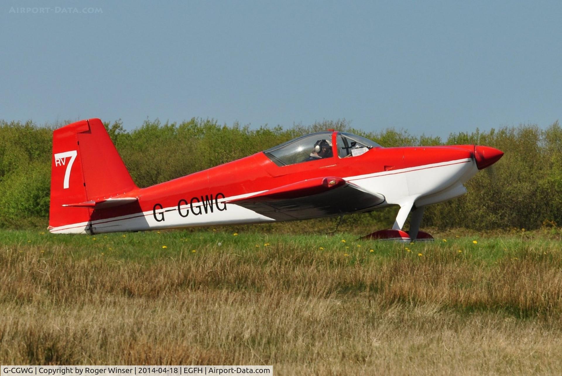 G-CGWG, 2011 Vans RV-7 C/N PFA 323-14486, Resident RV-7.