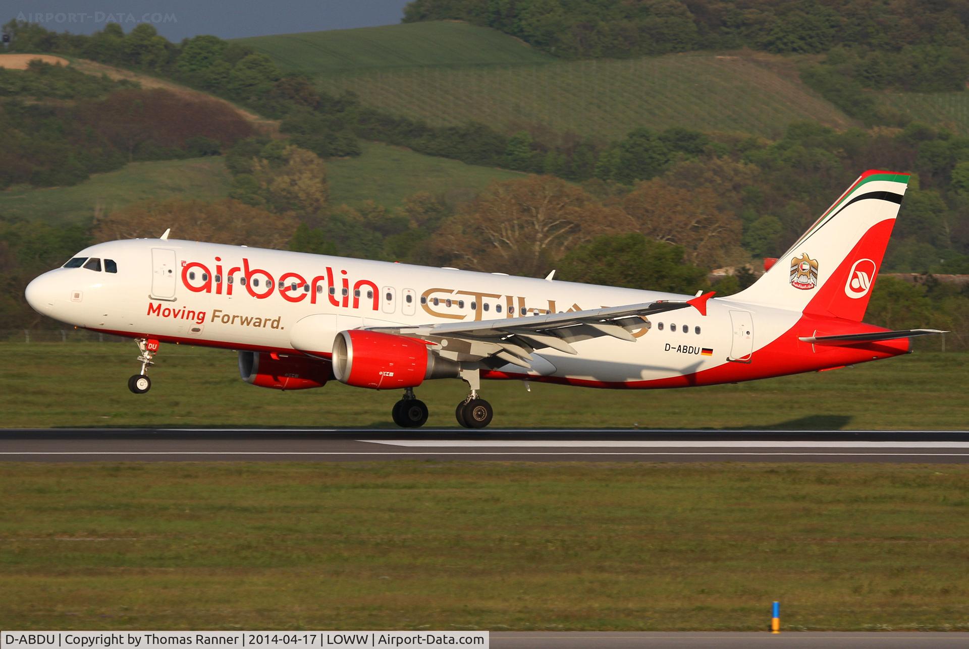 D-ABDU, 2008 Airbus A320-214 C/N 3516, Air Berlin/Etihad A320
