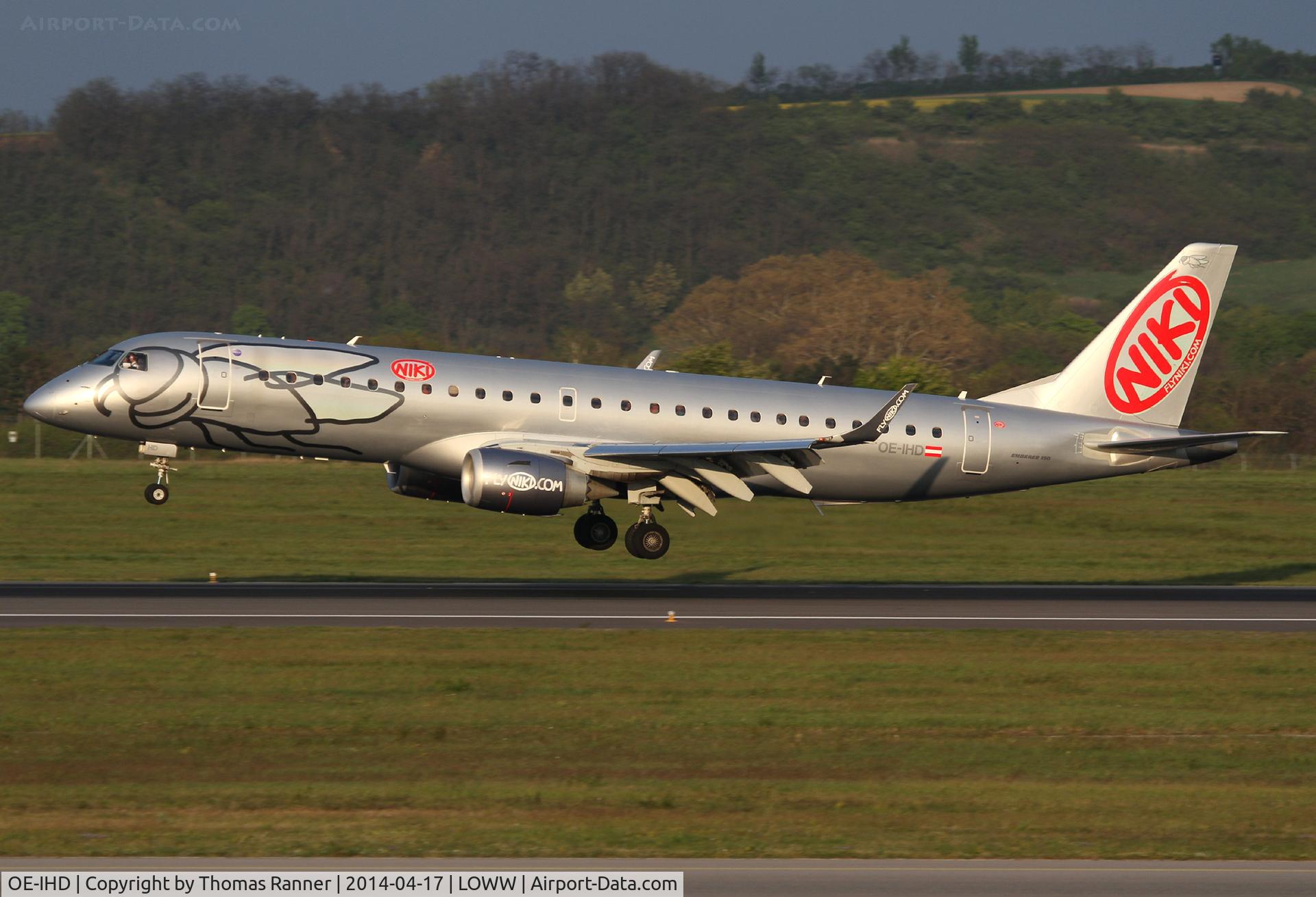 OE-IHD, 2010 Embraer E190 (ERJ-190-100) C/N 19000354, Niki Emb190