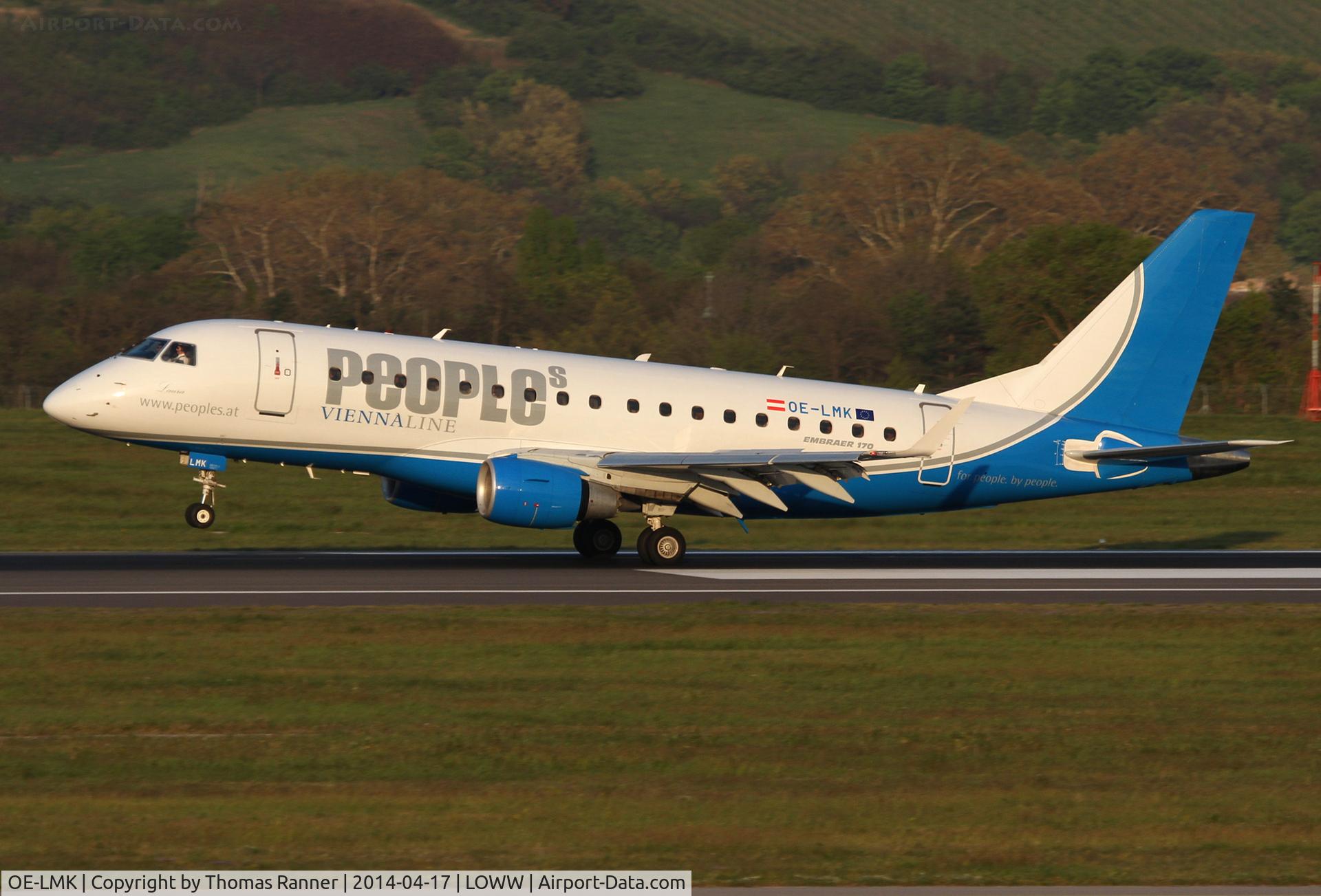 OE-LMK, 2006 Embraer 170LR (ERJ-170-100LR) C/N 17000150, Peoples Emb170