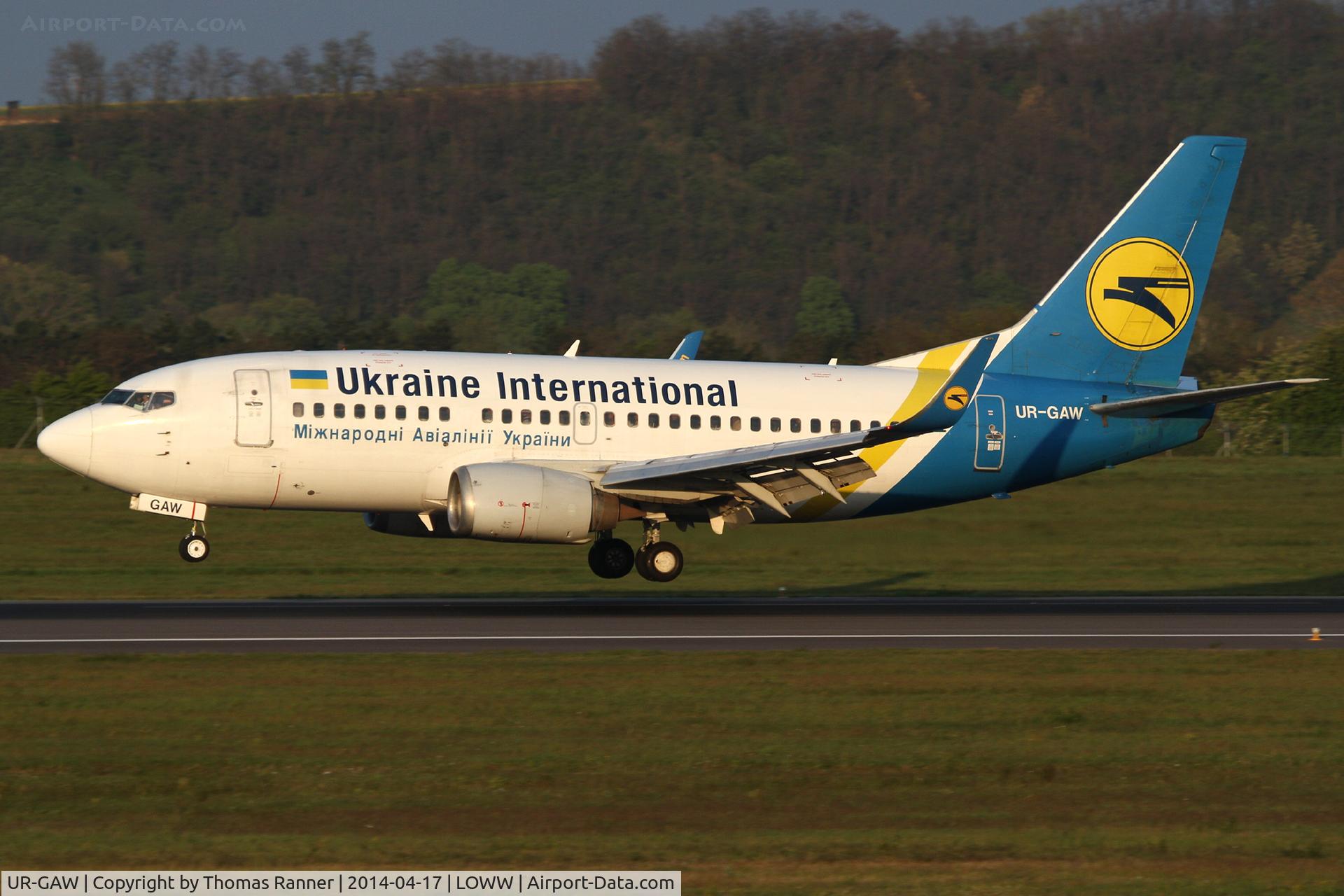 UR-GAW, 1991 Boeing 737-5Y0 C/N 24898, Ukraine B737