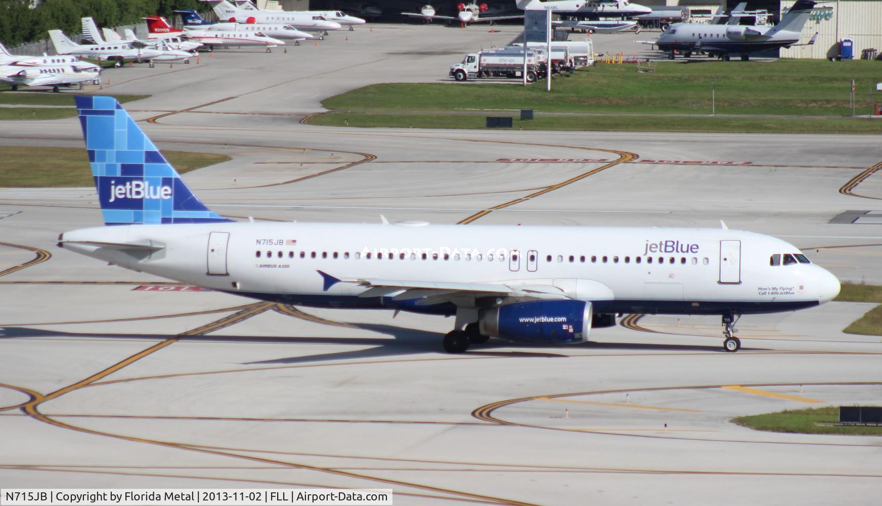 N715JB, 2008 Airbus A320-232 C/N 3554, Jet Blue A320