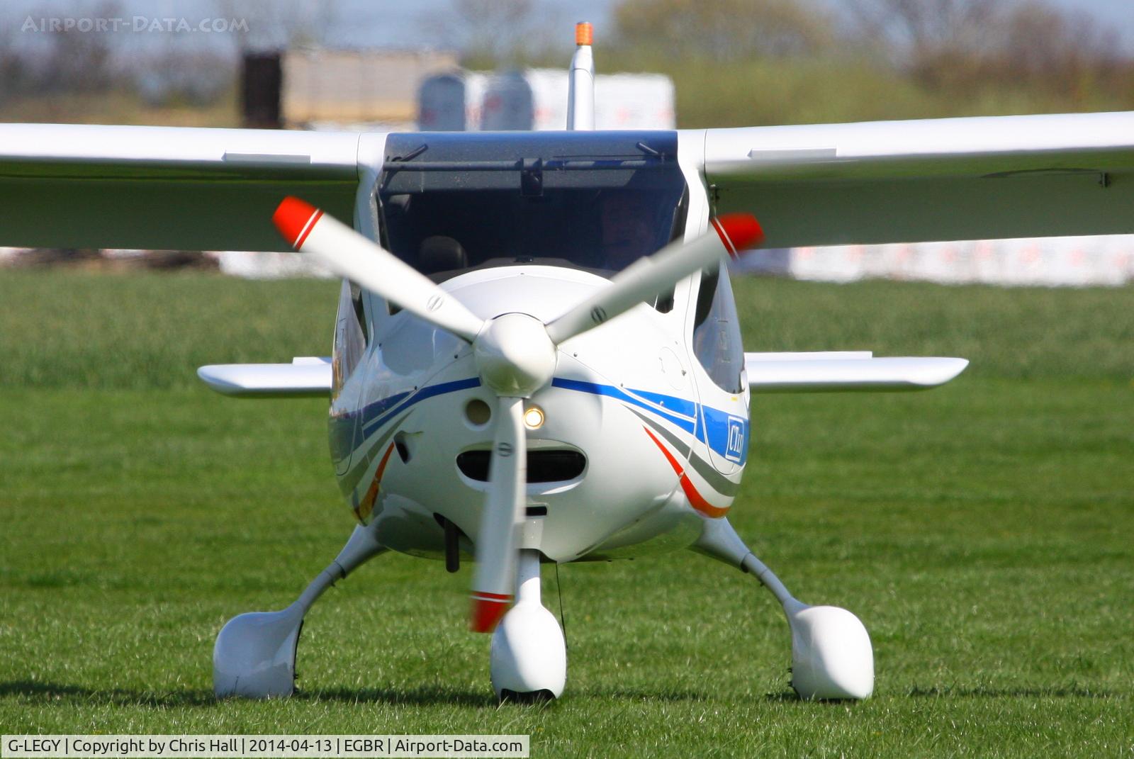 G-LEGY, 2008 Flight Design CTLS C/N F-08-09-13, at Breighton's 'Early Bird' Fly-in 13/04/14