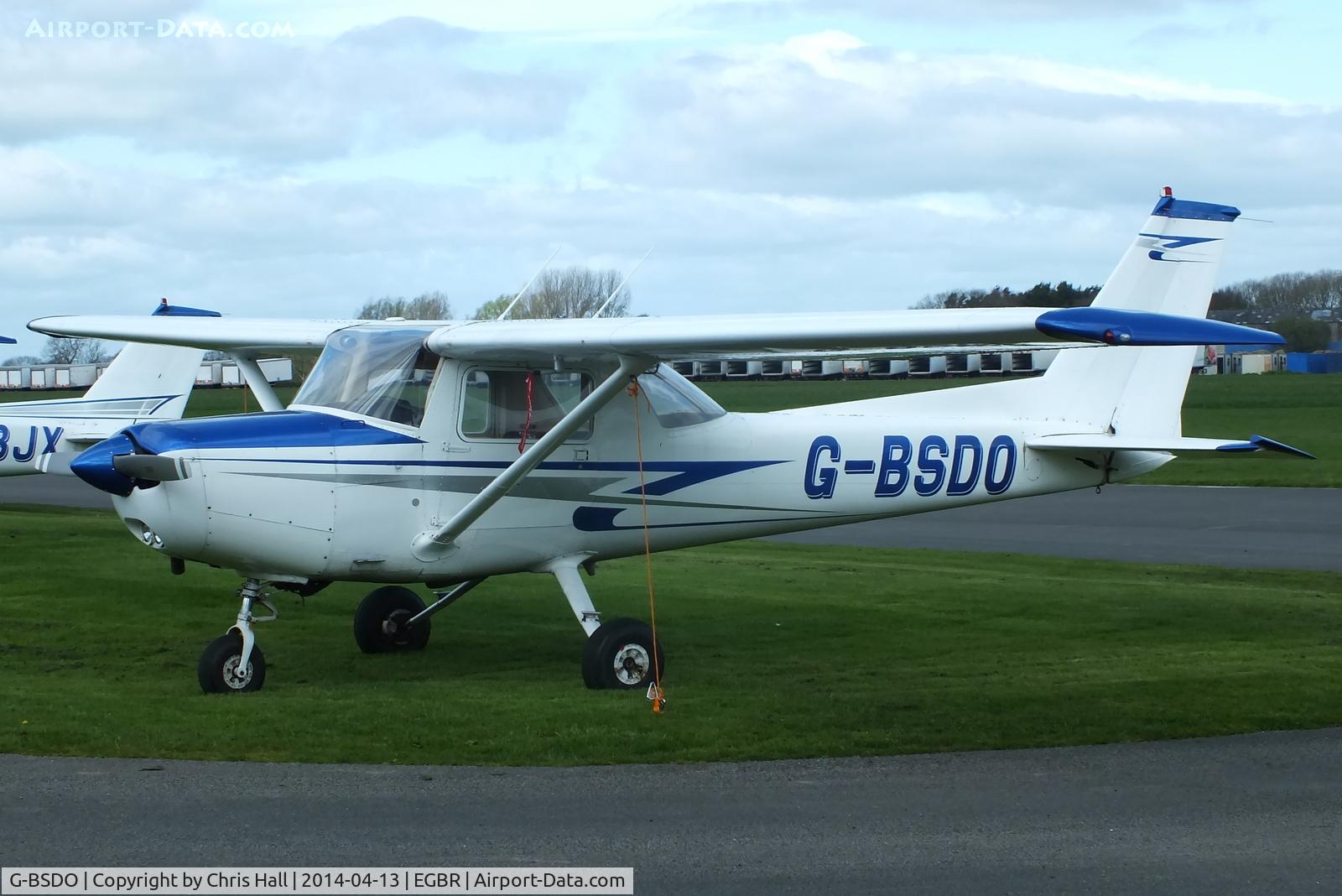 G-BSDO, 1978 Cessna 152 C/N 152-81657, at Breighton's 'Early Bird' Fly-in 13/04/14