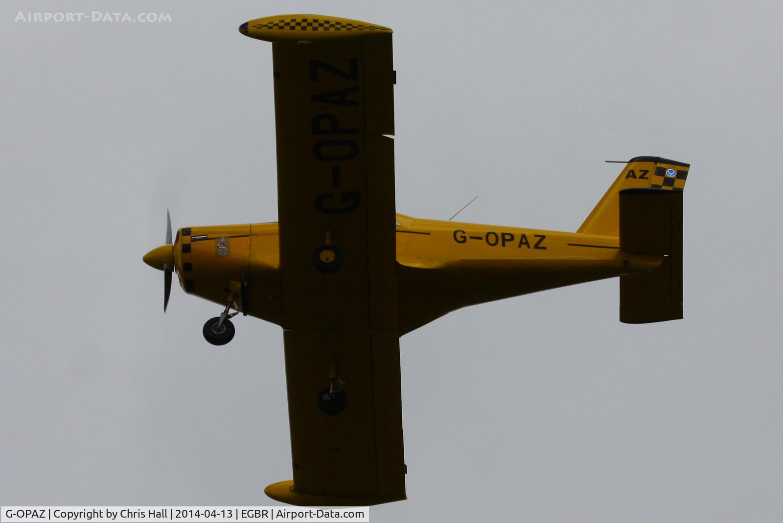 G-OPAZ, 2001 Pazmany PL-2 C/N PFA 069-10673, at Breighton's 'Early Bird' Fly-in 13/04/14