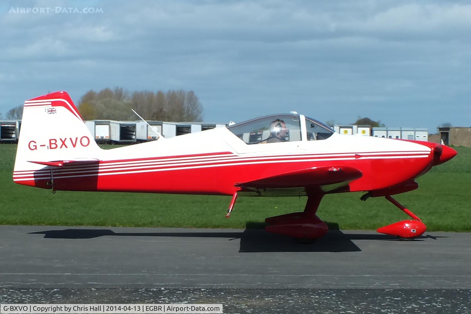 G-BXVO, 1999 Vans RV-6A C/N PFA 181-12575, at Breighton's 'Early Bird' Fly-in 13/04/14
