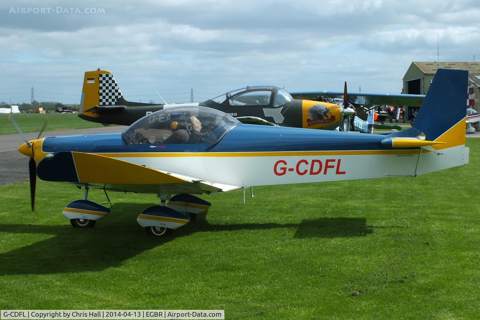 G-CDFL, 2004 Zenair CH-601UL Zodiac C/N PFA 162A-14309, at Breighton's 'Early Bird' Fly-in 13/04/14