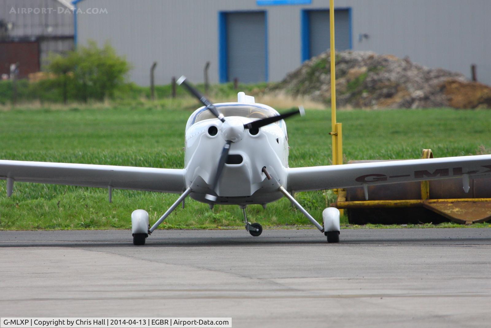 G-MLXP, 2013 Europa  C/N PFA 247-12974, at Breighton's 'Early Bird' Fly-in 13/04/14