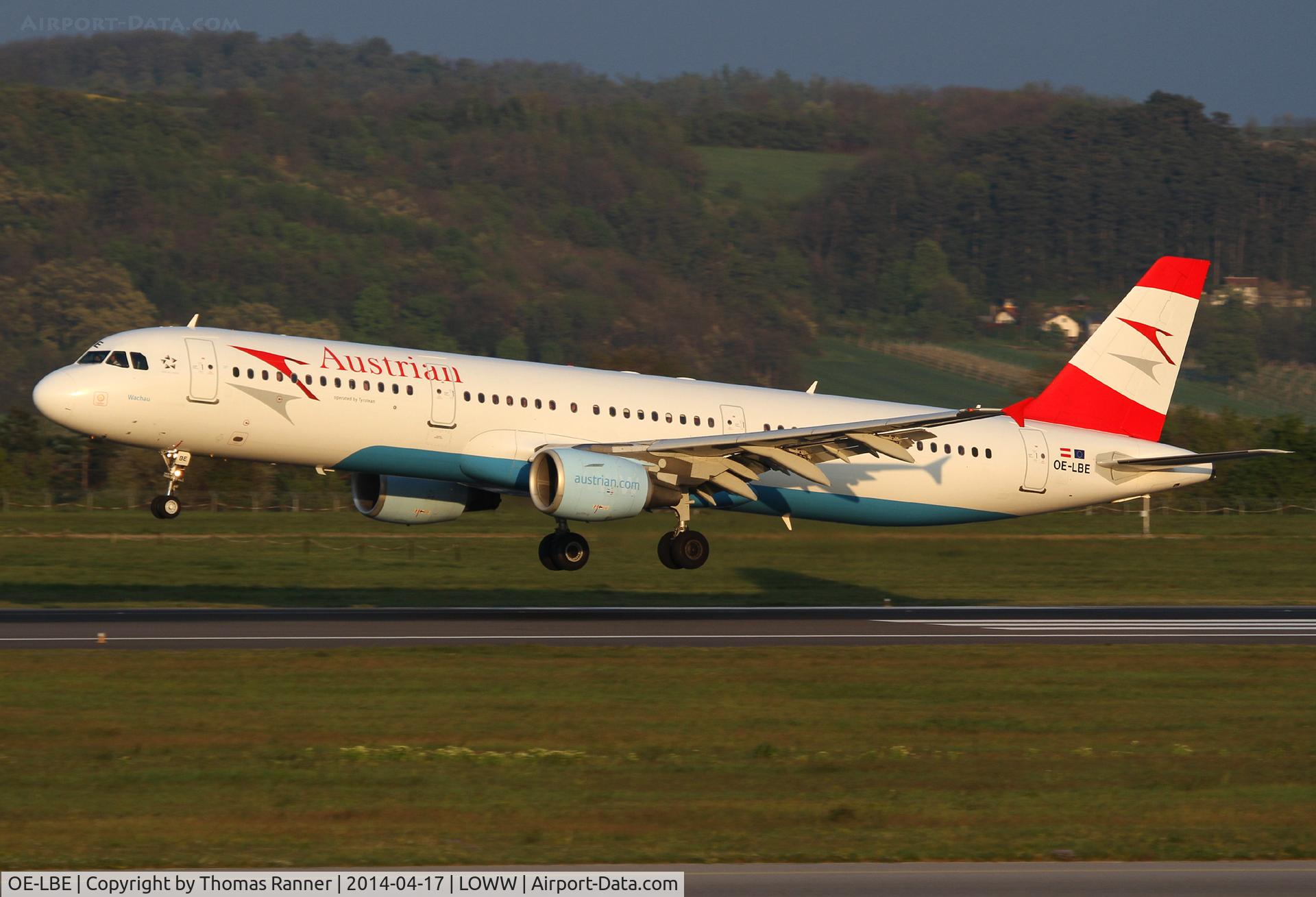 OE-LBE, 1998 Airbus A321-211 C/N 935, Austrian A321