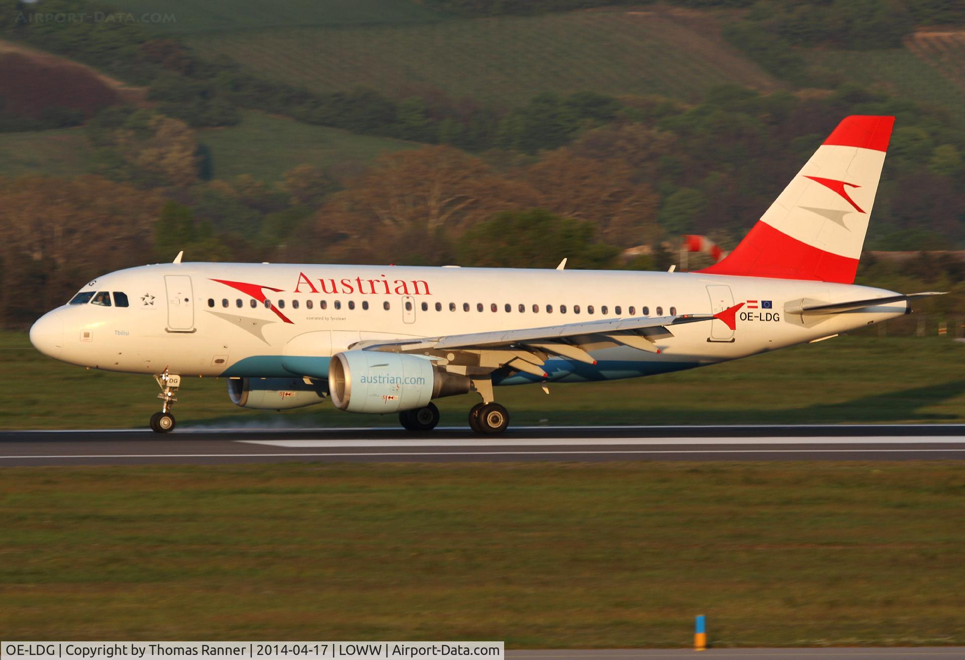 OE-LDG, 2006 Airbus A319-112 C/N 2652, Austrian A319