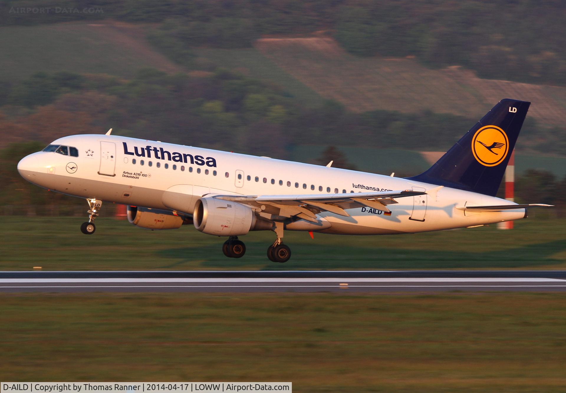 D-AILD, 1996 Airbus A319-114 C/N 623, Lufthansa A319