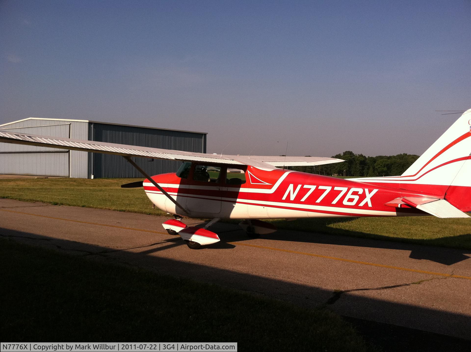 N7776X, 1961 Cessna 172B C/N 17248276, At new home in Ohio!