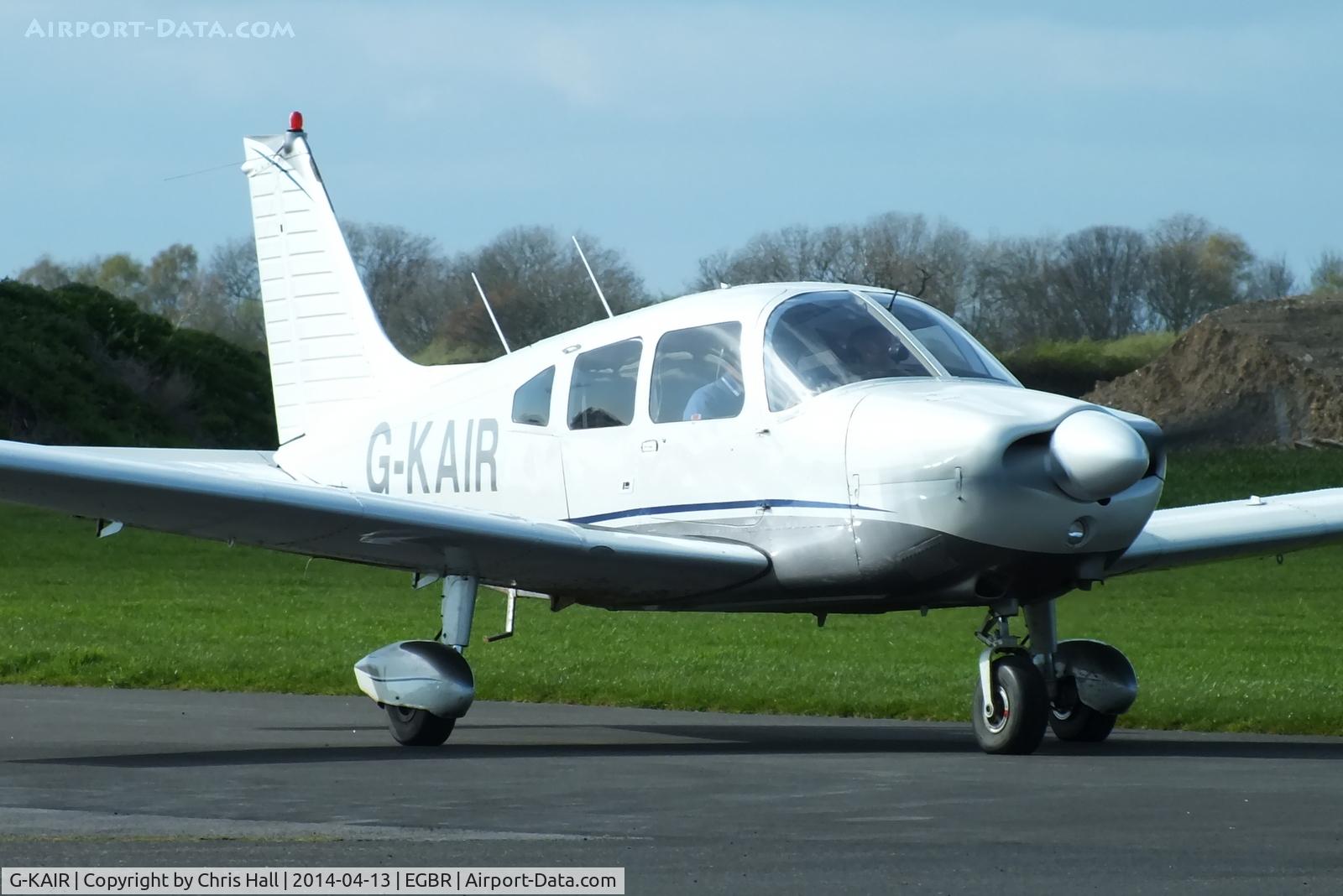 G-KAIR, 1978 Piper PA-28-181 Cherokee Archer II C/N 28-7990176, at Breighton's 'Early Bird' Fly-in 13/04/14