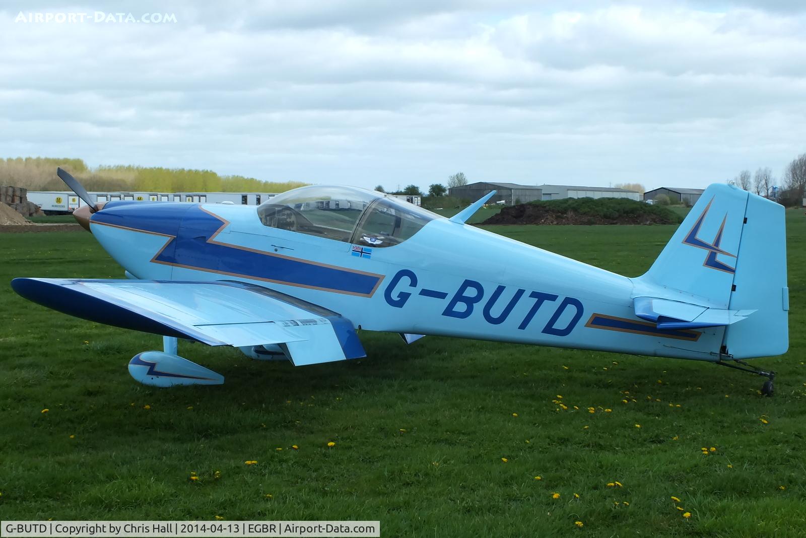 G-BUTD, 1993 Vans RV-6 C/N PFA 181-12152, at Breighton's 'Early Bird' Fly-in 13/04/14
