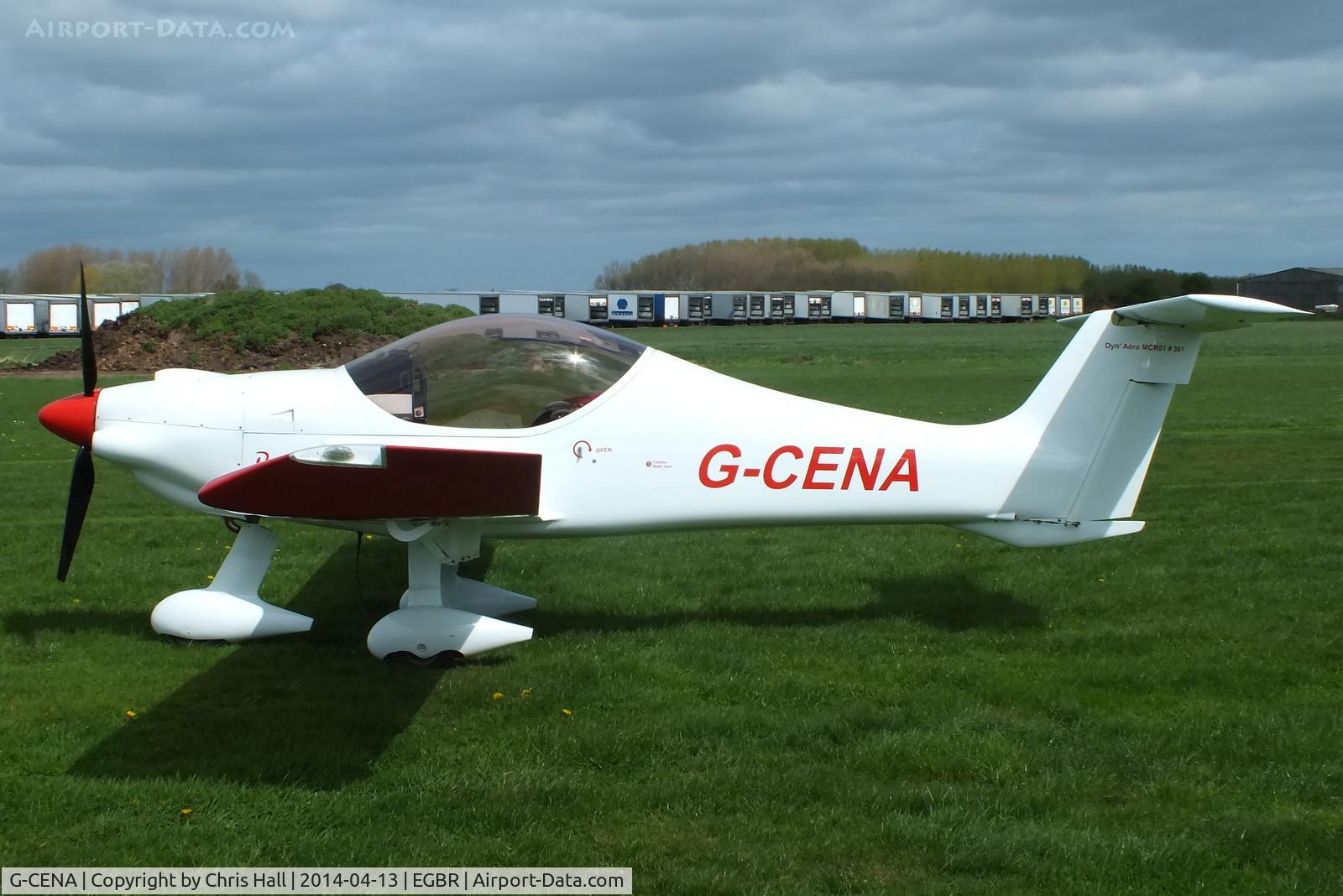 G-CENA, 2007 Dyn'Aero MCR-01 ULC Banbi C/N PFA 301B-14640, at Breighton's 'Early Bird' Fly-in 13/04/14