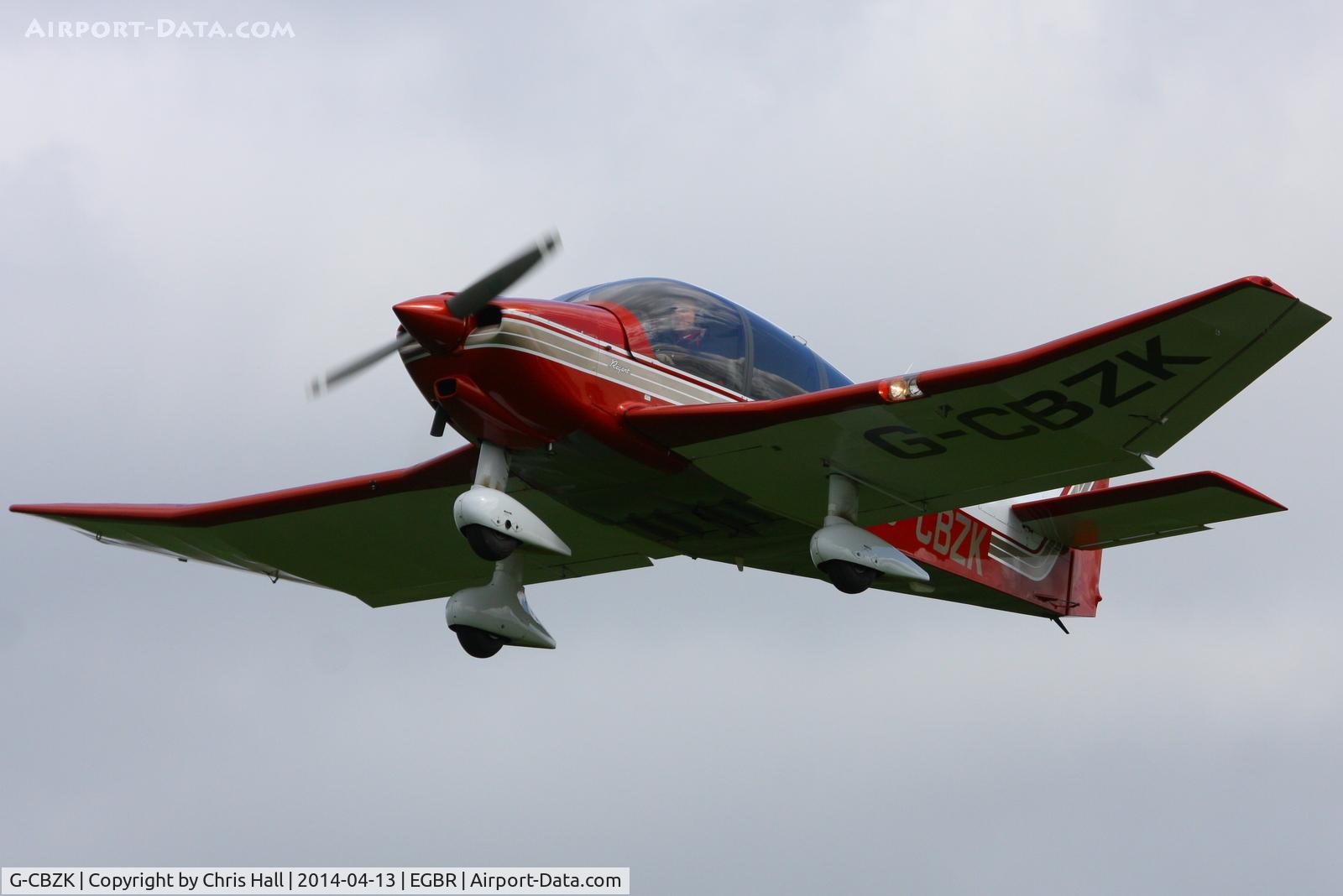 G-CBZK, 2002 Robin DR-400-180 Regent Regent C/N 2543, at Breighton's 'Early Bird' Fly-in 13/04/14