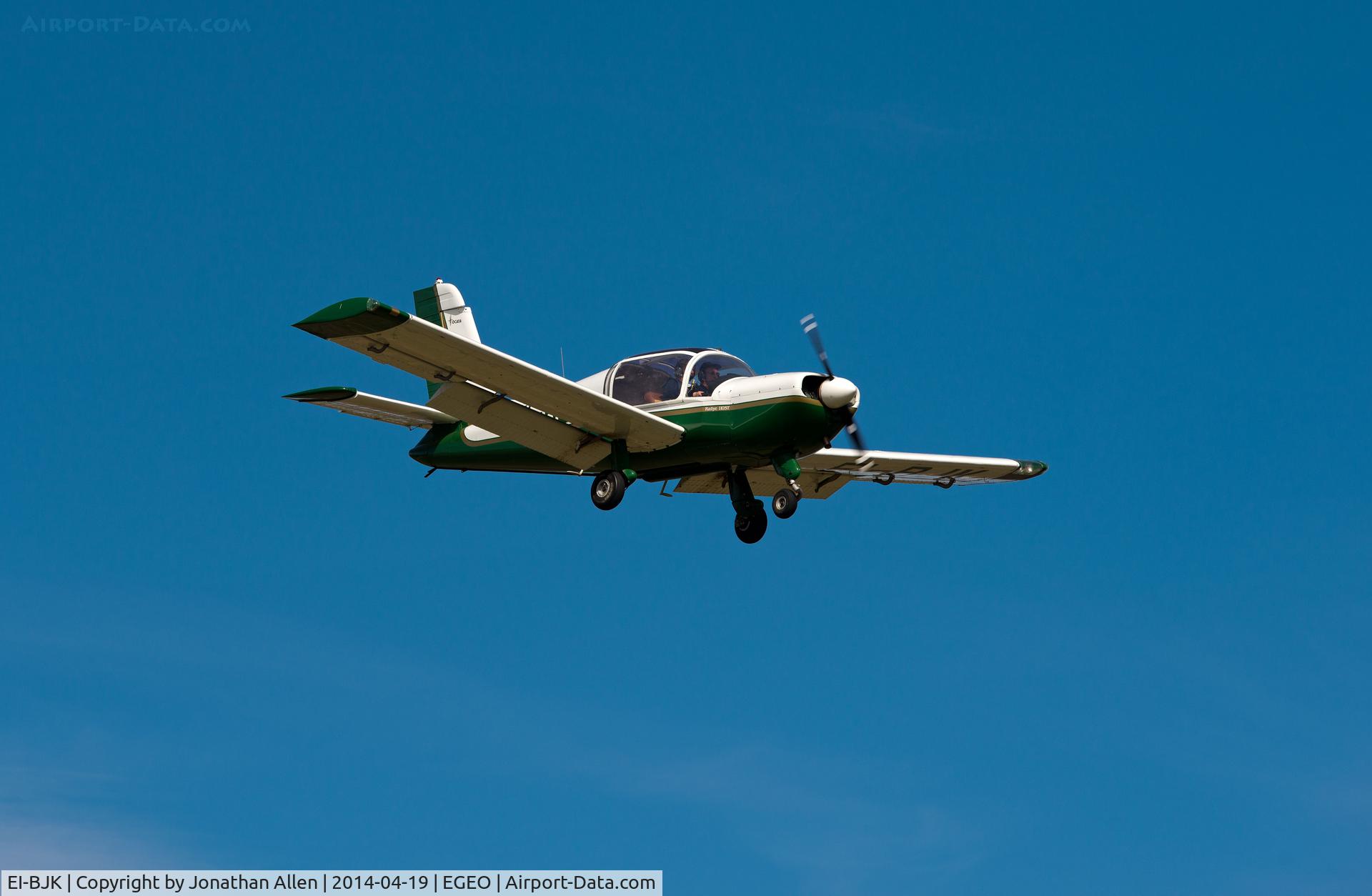 EI-BJK, 1979 Socata Rallye 110ST Galopin C/N 3226, About to land on runway 19, Oban Airport.