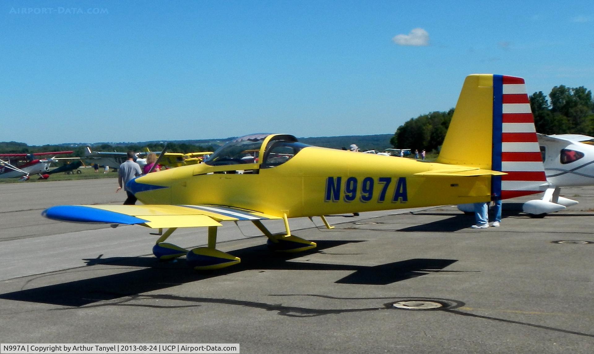 N997A, 2008 Vans RV-7A C/N 71598, On display @ UCP Wheels and Wings Airshow
