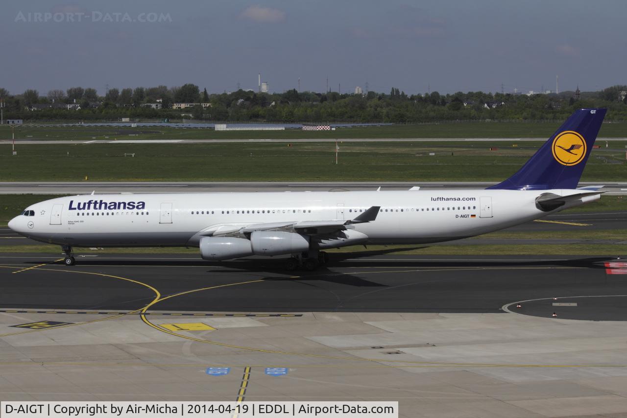 D-AIGT, 1999 Airbus A340-313 C/N 304, Lufthansa