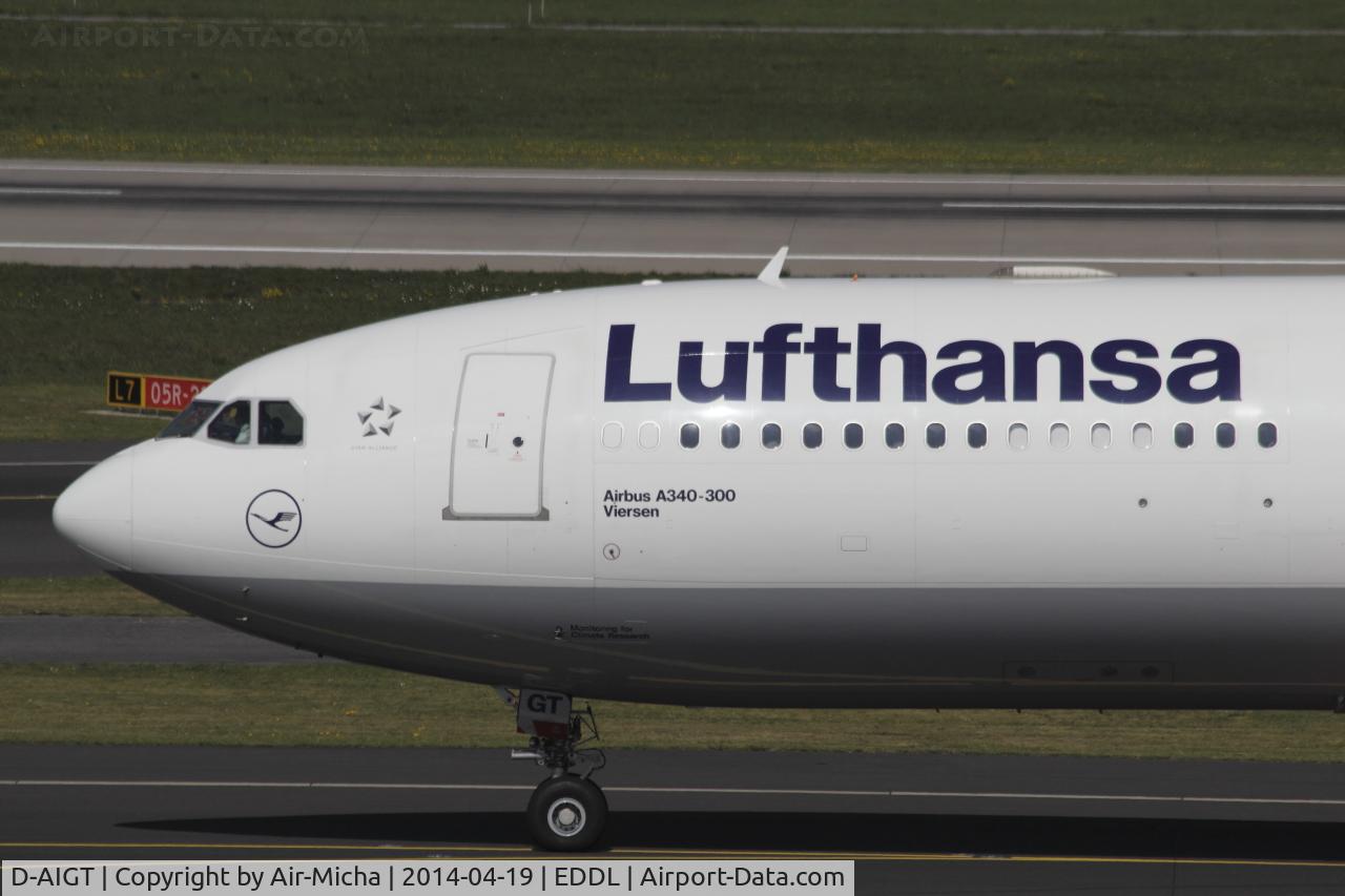 D-AIGT, 1999 Airbus A340-313 C/N 304, Lufthansa
