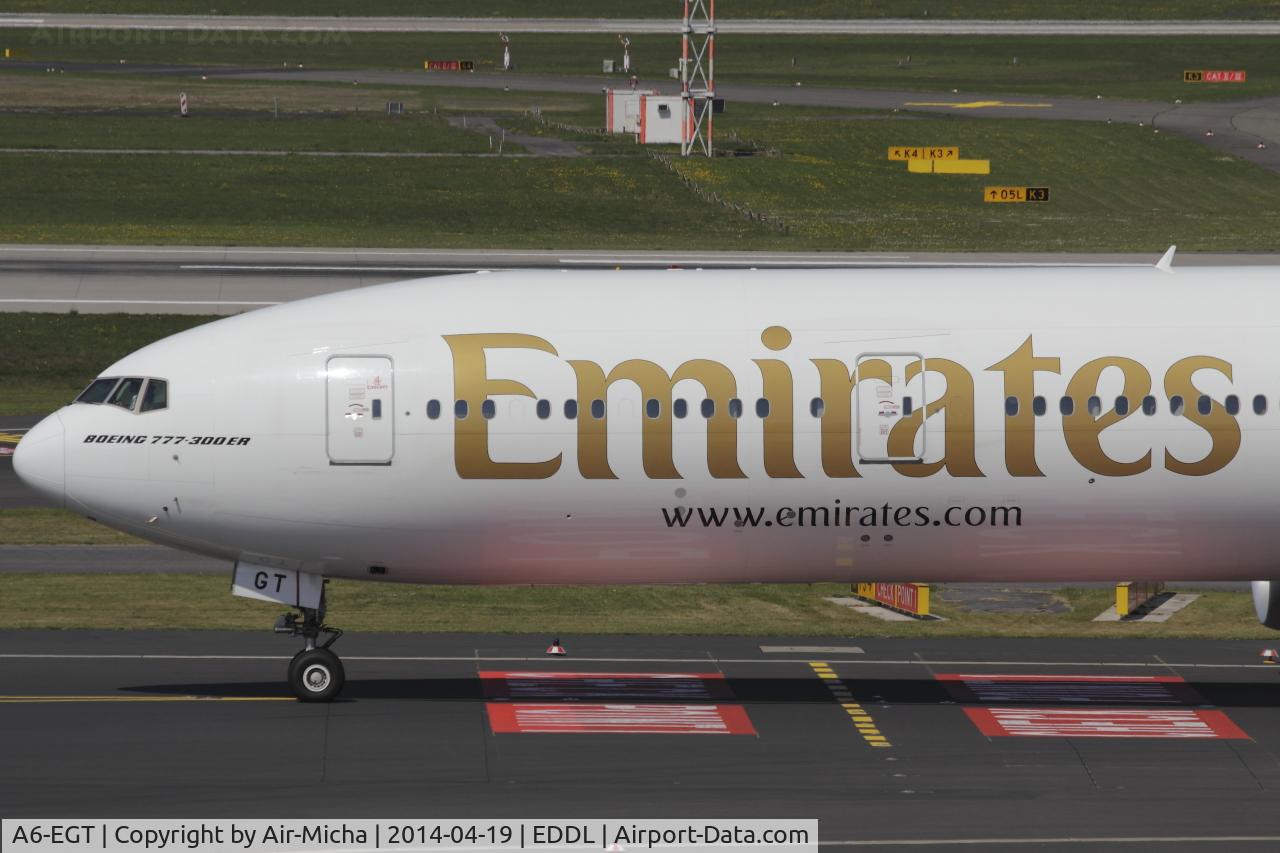 A6-EGT, 2012 Boeing 777-31H/ER C/N 35600, Emirates