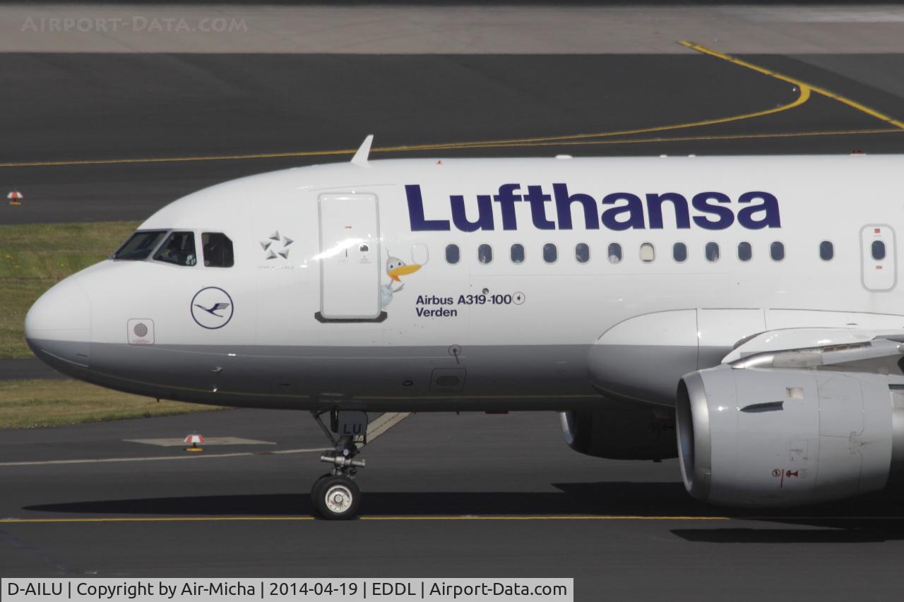 D-AILU, 1997 Airbus A319-114 C/N 744, Lufthansa