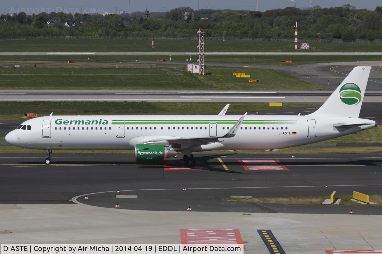 D-ASTE, 2014 Airbus A321-211 C/N 6005, Germania