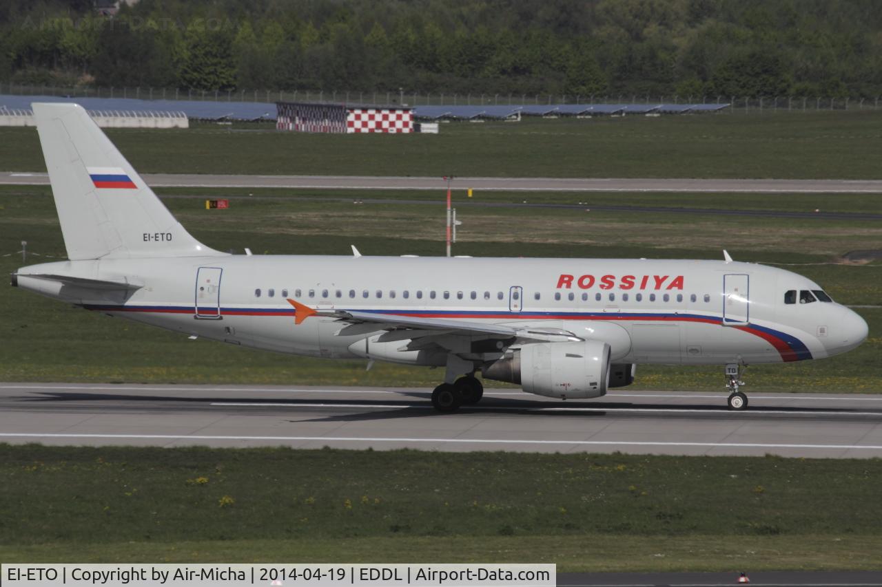 EI-ETO, 2002 Airbus A319-111 C/N 1679, Rossiya