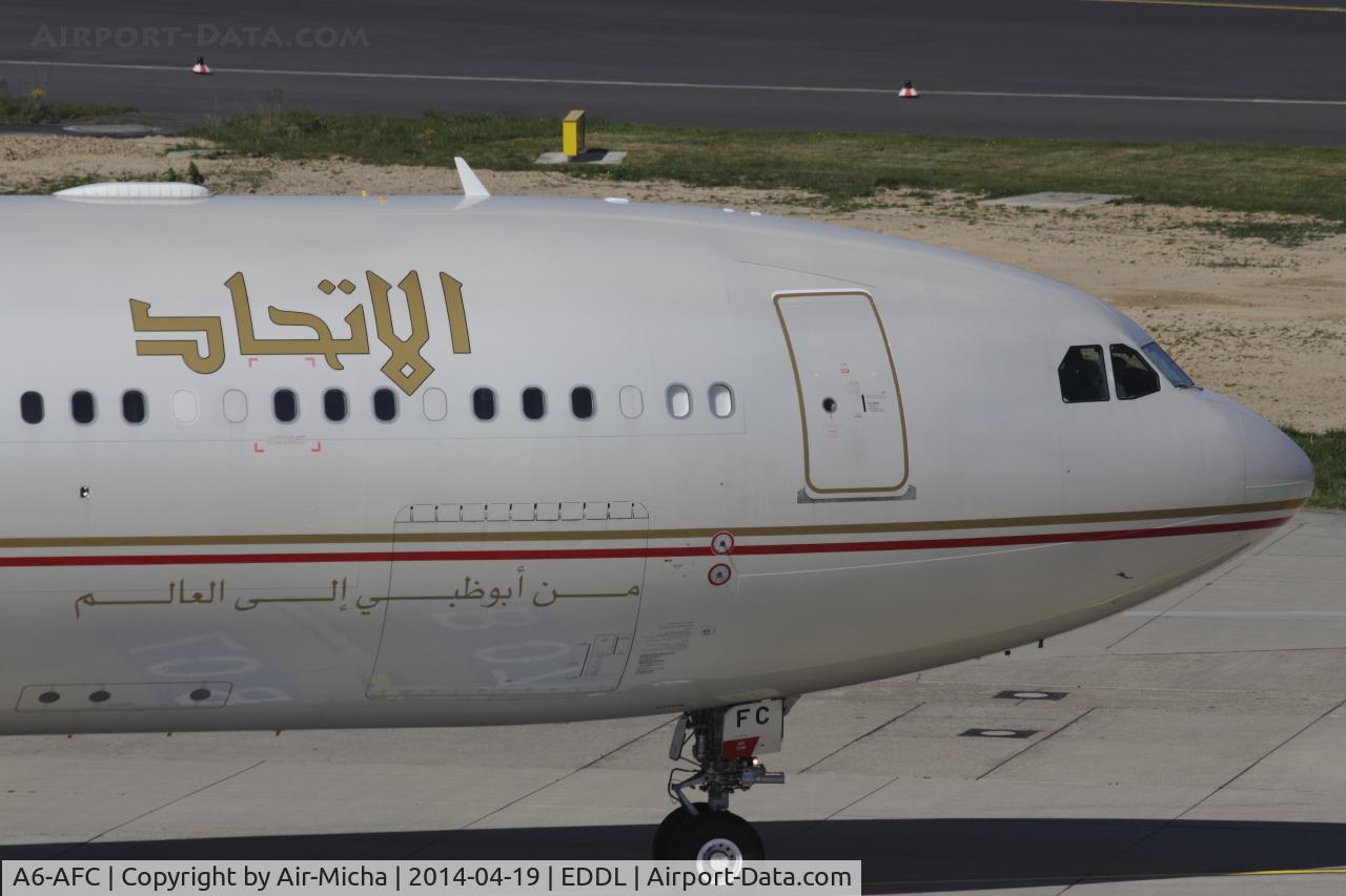 A6-AFC, 2010 Airbus A330-343X C/N 1167, Etihad Airways