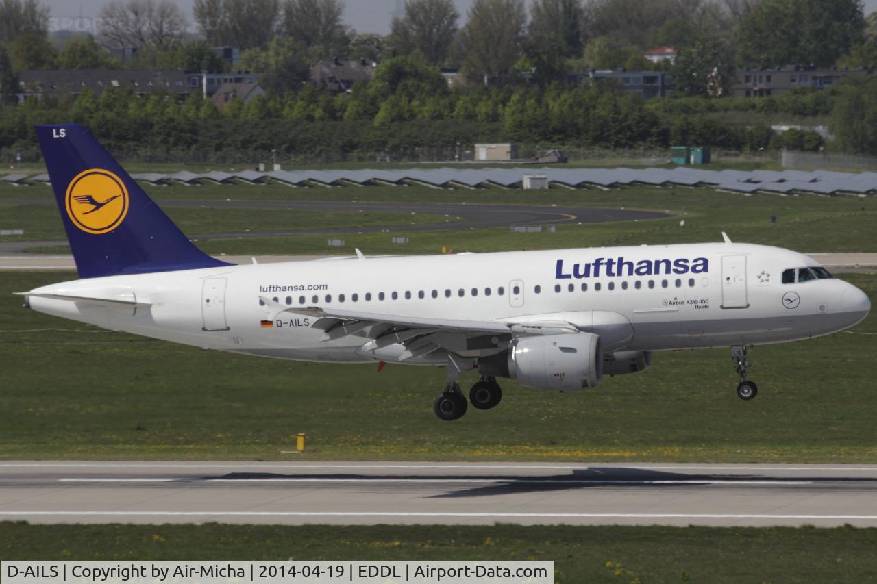 D-AILS, 1997 Airbus A319-114 C/N 729, Lufthansa