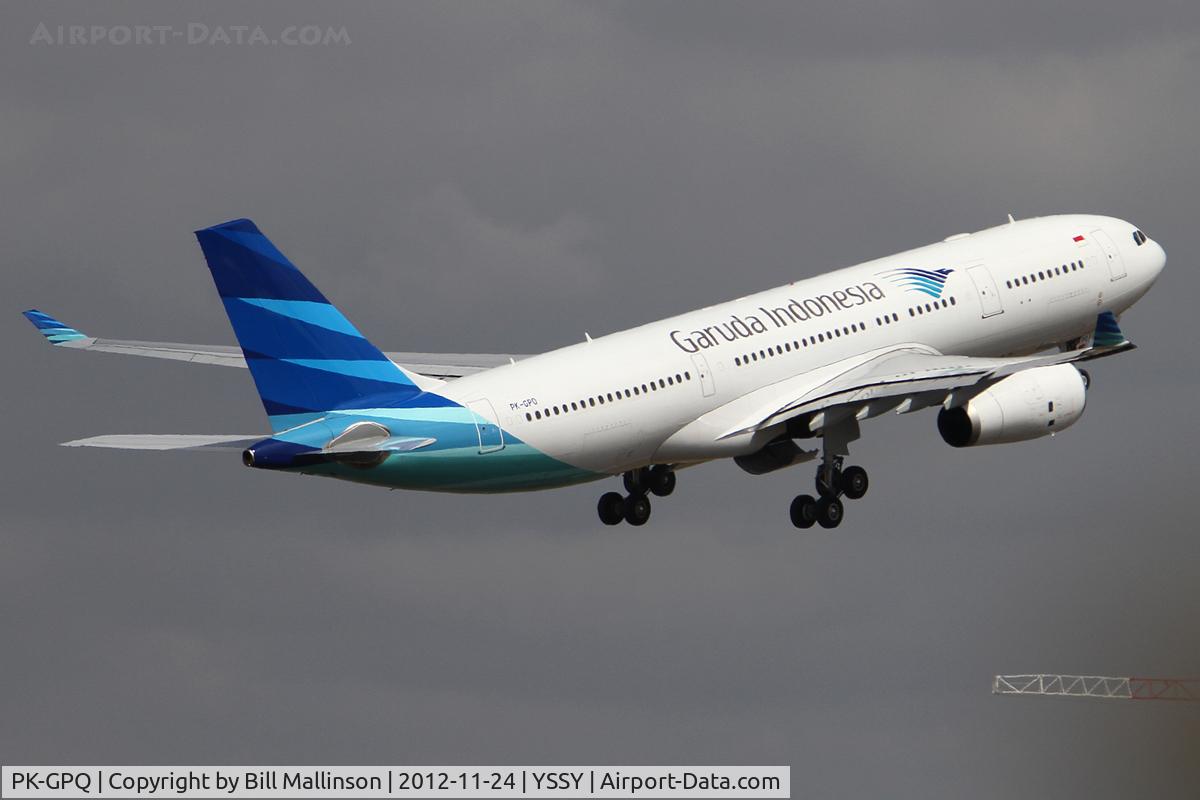 PK-GPQ, 2013 Airbus A330-243 C/N 1410, away home to CGK