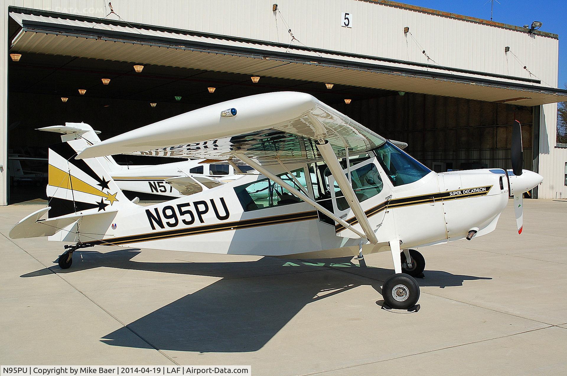 N95PU, American Champion 8KCAB Super Decathlon C/N 1037-2007, N95PU @ LAF