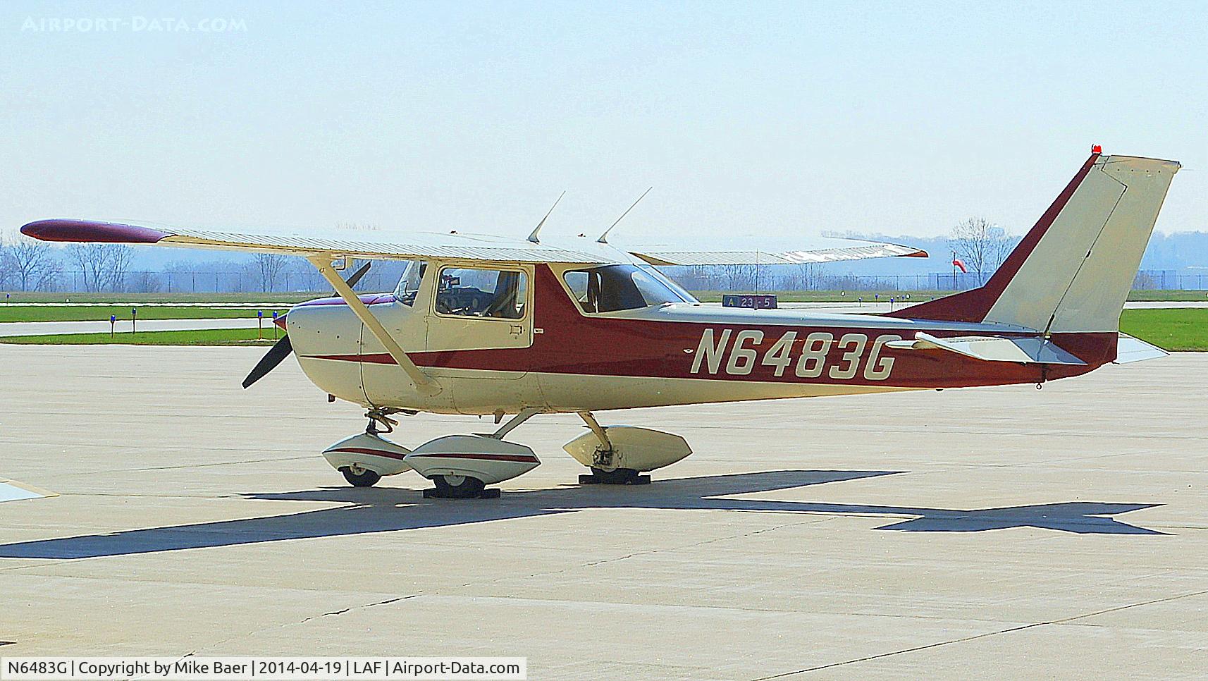 N6483G, 1970 Cessna 150K C/N 15071983, N6483G @ LAF