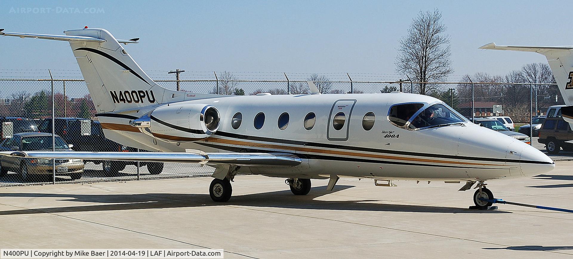 N400PU, 1997 Beech 400A Beechjet C/N RK-156, N400PU @ LAF