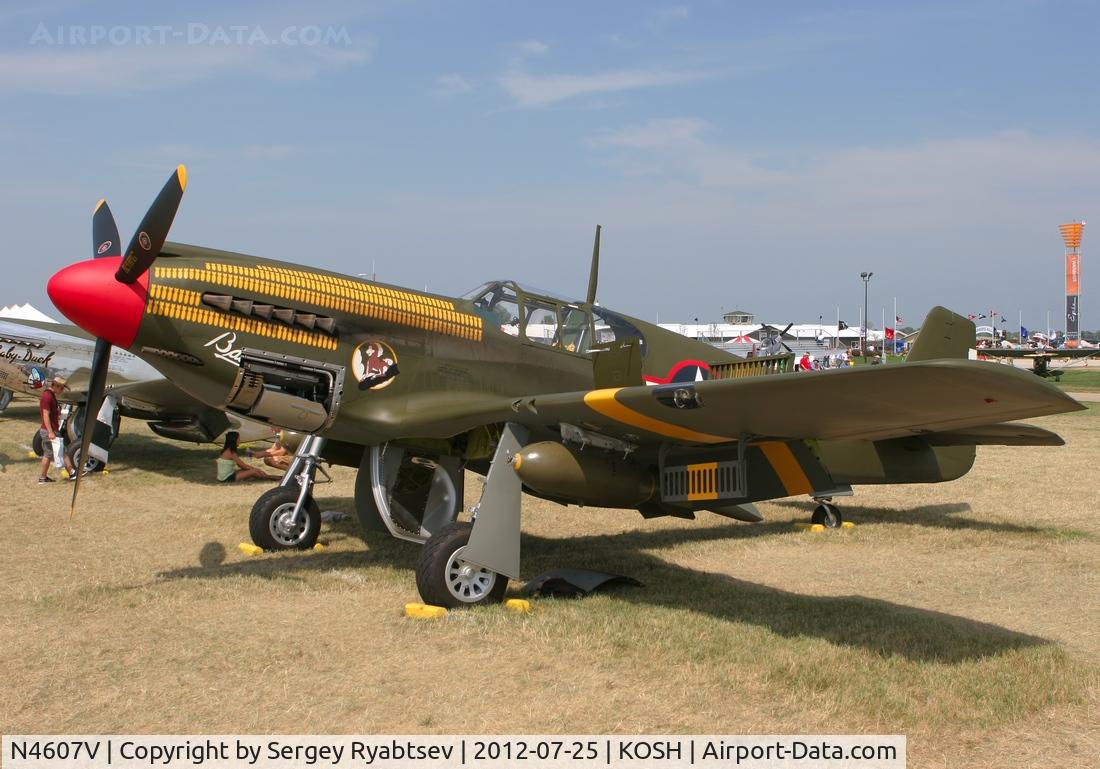 N4607V, 1942 North American A-36A Apache C/N 97-15956, AirVenture 2012